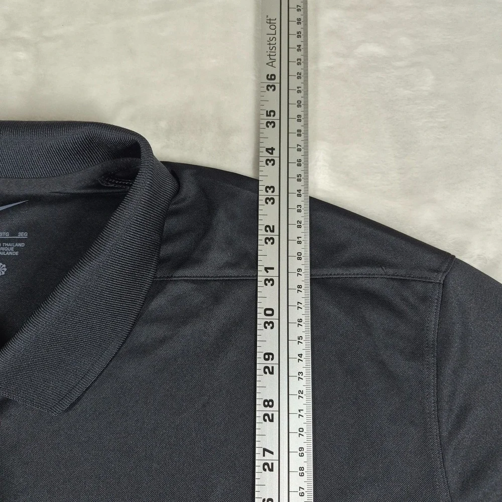 Nike Polo Shirt Men's 3XL XXXL Black Short Sleeve Golf Active FV5507-010 NWT
